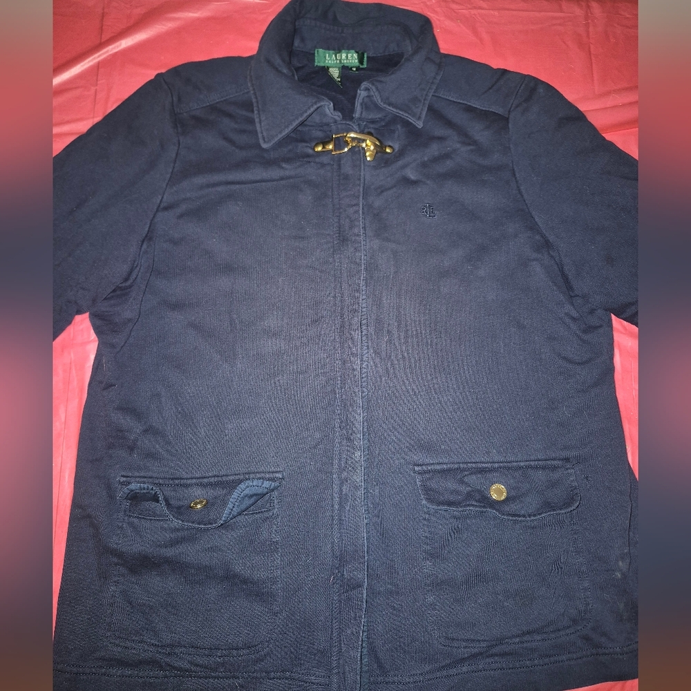 Navy Blue Ralph Lauren Zip Up